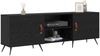 vidaXL TV-Schränk Schwarz Eichen-Optik 150 x 30 x 50 cm Holzwerkstoff 879591 Bild 3