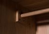 Kleiderschrank Akazie 118x60x198 natur versiegelt NATURE OF SPIRIT #242 Bild 5