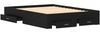 vidaXL Bettrahmen Schwarz Eichen-Optik 140 x 190 cm Holzwerkstoff 3333974 Bild 5