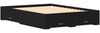 vidaXL Bettrahmen Schwarz Eichen-Optik 140 x 190 cm Holzwerkstoff 3333974 Bild 4