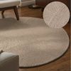 HANSE Home Wollteppich Calmio, auch als Läufer und in rund, rechteckig, Höhe: 18 mm, Handgetuftet, Wolle, Natur, Wohnzimmer, Schlafzimmer, Skandi, Hygge Bild 2