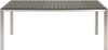 Gartentisch Set NARDO 180x90x75 cm Schwarz-Silber Bild 5