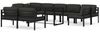 vidaXL 10-tlg. Garten-Lounge-Set mit Kissen Aluminium Anthrazit 3115927 Bild 2