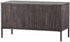 TV Board Gravure aus Eschenholz 100 cm, Espresso Bild 3