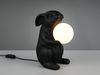 Besondere Tischleuchte RABBIT Hasenlampe Schwarz, Höhe 28cm Bild 3