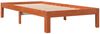 vidaXL Massivholzbett ohne Matratze Wachsbraun 100x200 Kiefernholz 844169 Bild 3