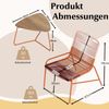 3 TLG. Gartenmöbel Set Rattan Balkonmöbel mit 2 Stühlen & Tisch Garten Sitzgruppe Gartengarnitur Bild 2