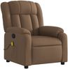 vidaXL Massagesessel Braun Stoff 373590 Bild 2