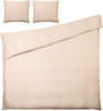Bettwäsche-Set PARKROSE Baumwollsatin 200 x 200 cm Beige Bild 4