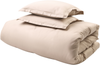 Bettwäsche-Set PARKROSE Baumwollsatin 200 x 200 cm Beige Bild 5