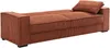 Vente-unique - FINORO Sofa Samt Rot - B 95 cm x H 90 cm x L 230 cm Bild 5
