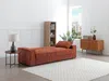 Vente-unique - FINORO Sofa Samt Rot - B 95 cm x H 90 cm x L 230 cm Bild 2