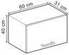 Hängeschrank R-Line Anthrazit Landhaus 60 cm Flach Vicco Bild 2