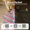 Kuscheldecke Kinder Glow In The Dark, Weich Warm Geschenk Mädchen Junge Bunt Bild 2