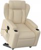 vidaXL Elektrischer Massagesessel mit Aufstehhilfe Creme Stoff 3204527 Bild 3