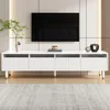 Lowboard mit Schubladen und LED-Beleuchtung, 178/35/45 cm, TV-Schrank, Fernsehtisch, Fernsehschrank für Wohnzimmer, stehend Bild 2