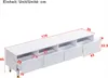 Lowboard mit Schubladen und LED-Beleuchtung, 178/35/45 cm, TV-Schrank, Fernsehtisch, Fernsehschrank für Wohnzimmer, stehend Bild 5