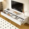 Lowboard mit Schubladen und LED-Beleuchtung, 178/35/45 cm, TV-Schrank, Fernsehtisch, Fernsehschrank für Wohnzimmer, stehend Bild 4
