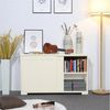 Yaheetech Kommode, Sideboard mit Stauraum und Schiebetüren Bild 3