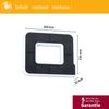 Paulmann 94650 Outdoor Solar LED Hausnummern Buchstabe A IP44 3000K Akku wechselbar Bild 4