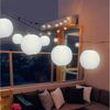 CEPEWA Lampion Papierlampion 6er Set Papier Ø35cm weiß Laterne Lampion Ballon Deko Bild 4