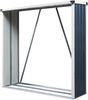 Feuerholzregal Kalmar 158x47x152cm aus Stahl Anthrazit [casa. pro] Bild 4