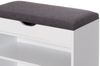4LIVING Schuhregal Bank mit Schuhablage, 30 x 60 x 47 cm Bild 3