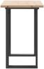 vidaXL Esstisch O-Gestell 100x50x75,5 cm Massivholz Kiefer & Stahl 3282741 Bild 5