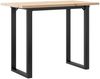 vidaXL Esstisch O-Gestell 100x50x75,5 cm Massivholz Kiefer & Stahl 3282741 Bild 2