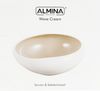 Wave Cream Servier- & Salatschale aus hochwertigem Porzellan - 23 x 8 cm Bild 5