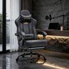 GTPLAYER Gaming-Stuhl Gaming Stuhl Chair Gamer Sessel - Ergonomischer Gamer Stuhl, mit Fußstütze Kopfstütze und Lordosenstütz 180kg Bild 2