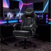 GTPLAYER Gaming-Stuhl Gaming Stuhl Chair Gamer Sessel - Ergonomischer Gamer Stuhl, mit Fußstütze Kopfstütze und Lordosenstütz 180kg Bild 3