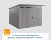 Hörmann EcoStar Euroline Gerätehaus Pultdach 262 x 262 Graualuminium 2-flg Bild 2