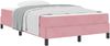 vidaXL Boxspringbett mit Matratze Rosa 120 x 190 cm Stoff 3398682 Bild 3