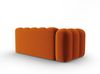 Micadoni Modulares Sofa Lupine 3-Sitzer Links Samtstoff Salvador Terrakotta Bild 3