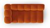 Micadoni Modulares Sofa Lupine 3-Sitzer Links Samtstoff Salvador Terrakotta Bild 4