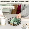 bremermann Obstkorb 2er Set mit Serviettenhalter, Metall, schwarz Bild 4
