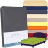 Formesse Boxspring Spannbettlaken Bella Gracia Alto|90x190 - 100x220 cm| marine Bild 2