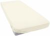 Vario Flausch-Spannbetttuch ecru, 100 x 200 cm Bild 2