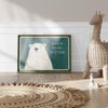 Poster Kinderzimmer Bär · Bear With Me Wortspiel · Lustiges Tierposter mit Spruch · Coole Wanddeko für Kinderzimmer · Dekoprint ohne Rahmen - 10x15 cm Bild 5