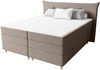 99rooms Zeus Boxspringbett 160x200 cm Velours SORO Beige Bonell-Federung Bild 3