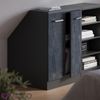 Küchenschrank für Dachschrägen R-Line Schwarz Beton 60 cm mit 2 Türen, Schrankkorpus 60 cm Tiefe Vicco Bild 4