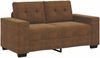 vidaXL Sofa 2 pcs Braun 221 x 80 x 80 cm Stoff 3324719 Bild 4