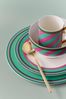 Pip Studio Frühstücksteller Pip Chique Stripes Pink-Grün (23cm) 51.001.387 Bild 3
