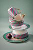Pip Studio Frühstücksteller Pip Chique Stripes Pink-Grün (23cm) 51.001.387 Bild 2