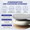 Adormii Bürostuhl Bürostuhl Ergonomisch, schreibtischstuhl mit Metallfuß, stabil (Ergonomischer bürostuhl mit verstellbaren Armlehnen, büro stuhl bis zu 135° neigbar, ergonomic office chair mit höhenverstellbarer, atmungsaktiv und komfortabel, bürostuh... Bild 4