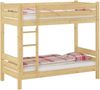 Etagenbett Kiefer natur 80x190 Stockbett Hochbett teilbar Bild 3