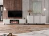 Wohnzimmer-Set Volkiro I Kommode, TV-Lowboard (Farbe: Cashmere) Bild 2
