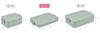 Mepal Brotdose Flat  Brotdose To Go - Lunchbox für 4 Brotscheiben - Meal Prep Box - Brotdose Erwachsene - Essenbox mit Unterteilung - Nordic sage Bild 5