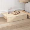 vidaXL Bettgestell Braun 140 x 200 cm Holz 872398 Bild 3